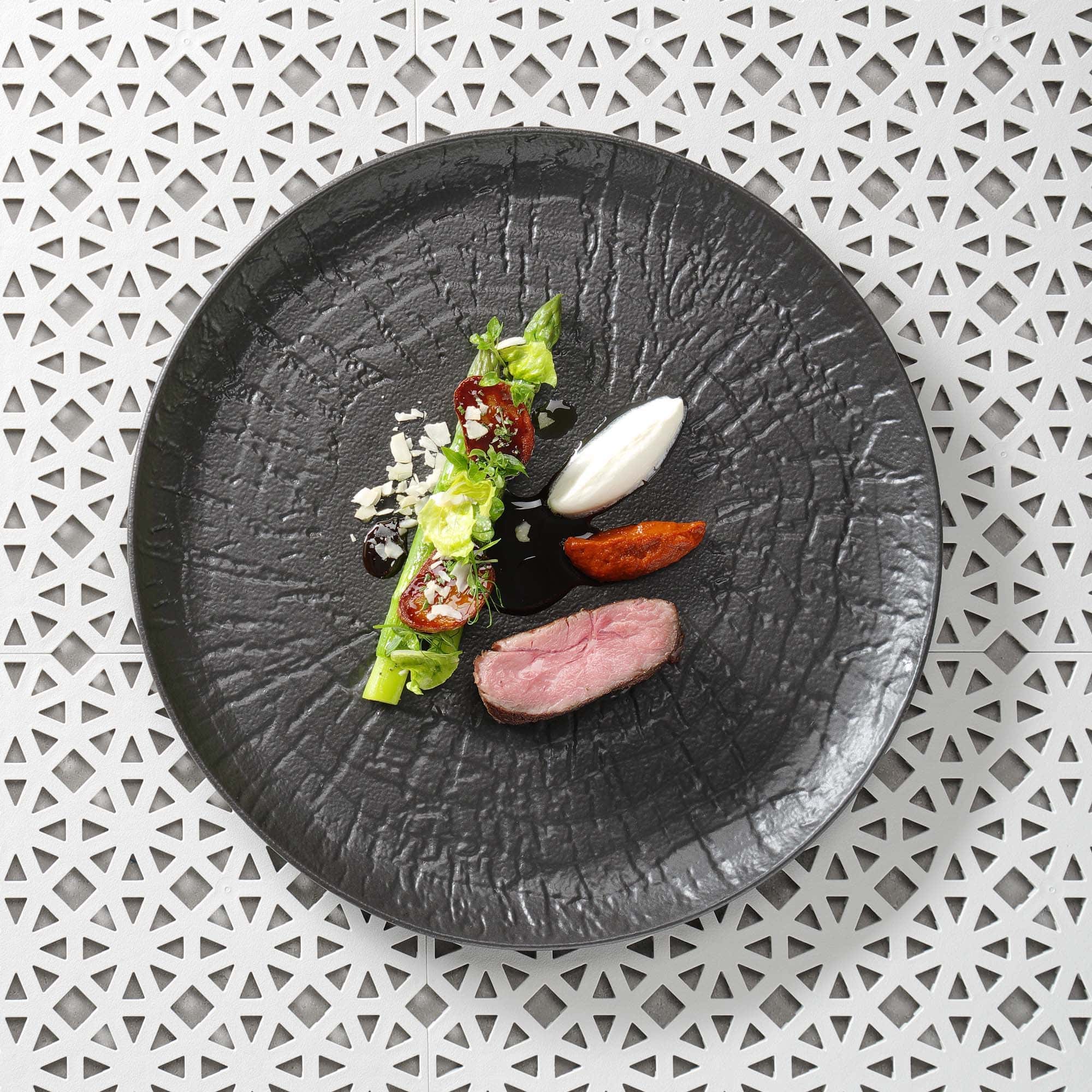 Platou de servire cu mâner Crust - 300x220 mm | Fine Dine