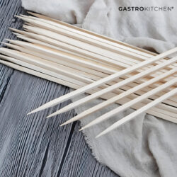 Bețe din bambus pătrate cu vârf, 35 cm - 100 buc | Gastrokitchen