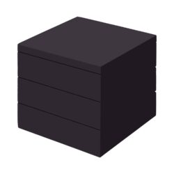 Suport bufet Madeira Black 175x175 mm | Fine Dine