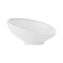 Bol înclinat Bianco - 180 mm | Fine Dine