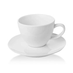 Bianco ceașcă elegantă cu farfurioară - 70 ml | Fine Dine