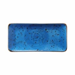 Farfurie dreptunghiulară Iris - 300x150 mm - albastru | Fine Dine