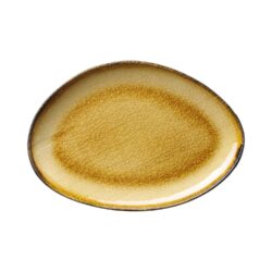 Farfurie cu formă organică Topaz - 270x190 mm | Fine Dine