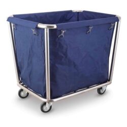 Cărucior pentru rufe din inox cu sac detașabil - 900x650 mm | Amerbox