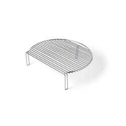 Grătar semicircular/extensie Maxima din oțel inoxidabil pentru grătare Ø 56 cm.