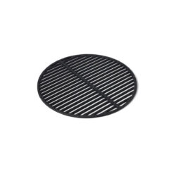Placă grill rotundă neagră din fontă, 47 cm, ideală pentru grătare de 56 cm.