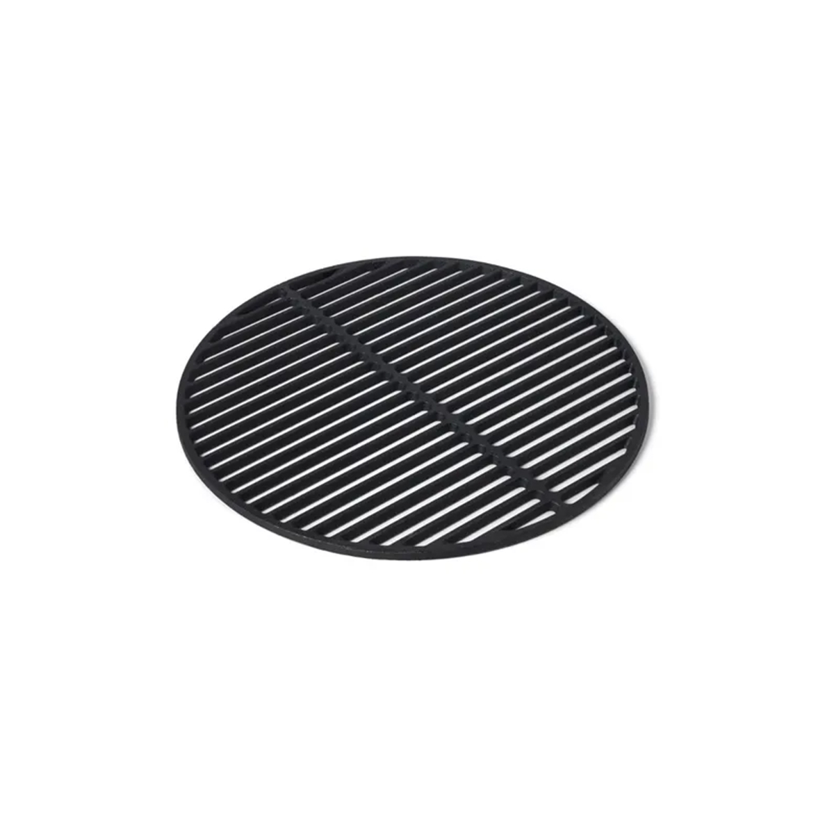 Placă grill rotundă neagră din fontă, 47 cm, ideală pentru grătare de 56 cm.