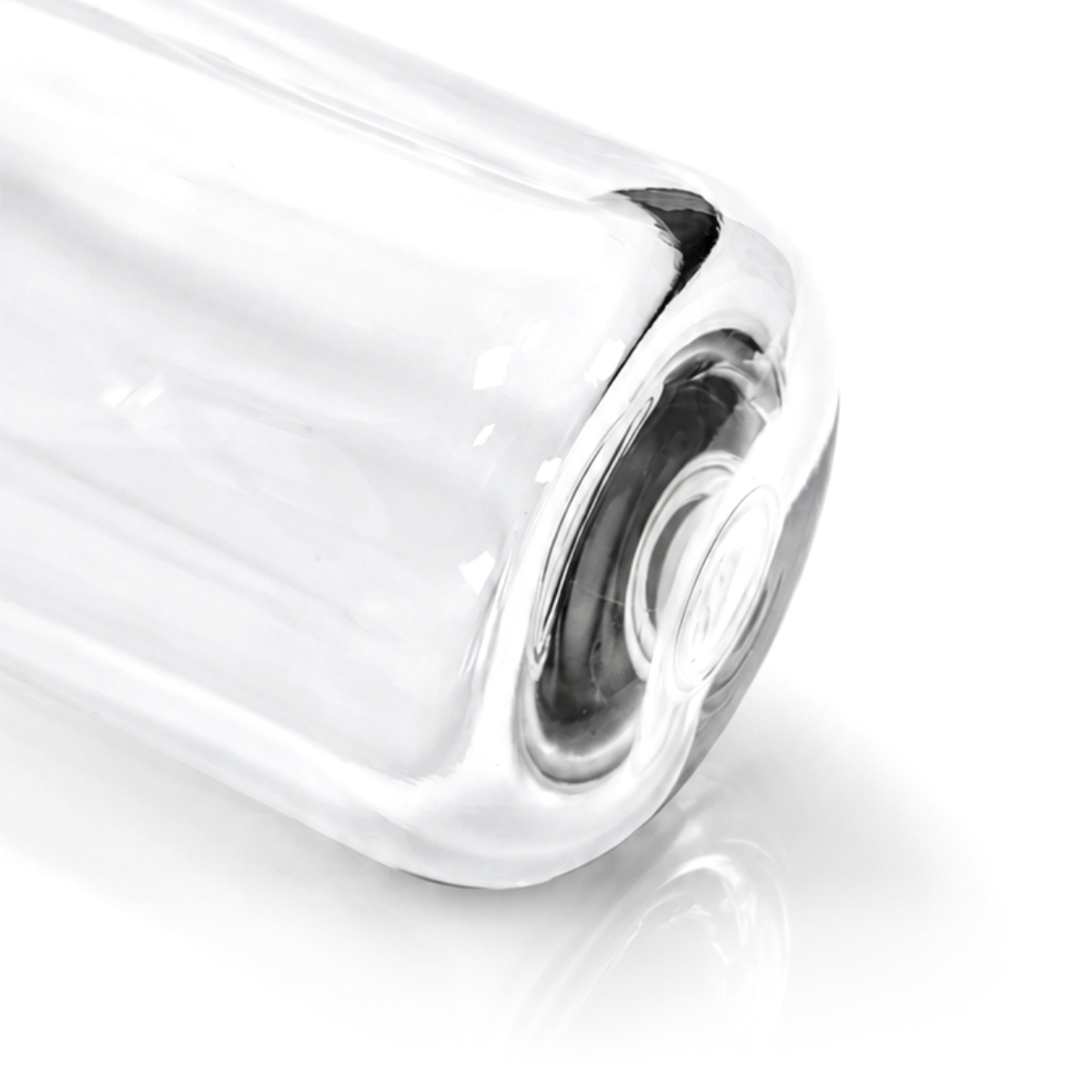 Pahar transparent din sticlă pentru limonadă 240 ml, formă conică, margine evazată, bază groasă.