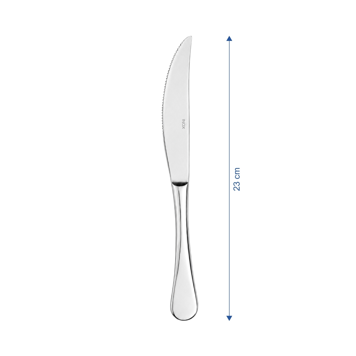 Cuțit pentru steak Sara, 23 cm, set 12 bucăți, din oțel inoxidabil 18/10.