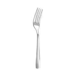 Furculiță de masă Laura, 19,6 cm, din oțel inoxidabil 18/10. Set 12 bucăți.
