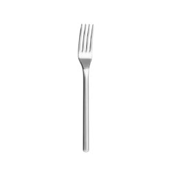 Furculiță de desert Chiara elegantă, 18,2 cm, din oțel inoxidabil 18/10, cu finisaj lucios, în set de 12 bucăți.