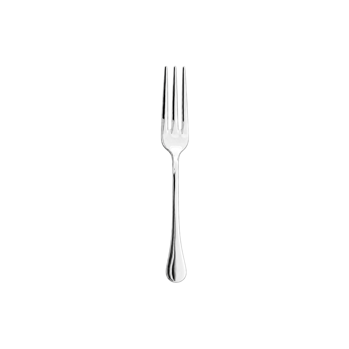 Furculiță de desert elegantă, 14,7 cm, din oțel inoxidabil 18/10. Set 12 bucăți.