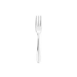 Furculiță elegantă pentru prăjituri Ischia, 15,3 cm, din oțel inoxidabil 18/10. Set 12 bucăți.