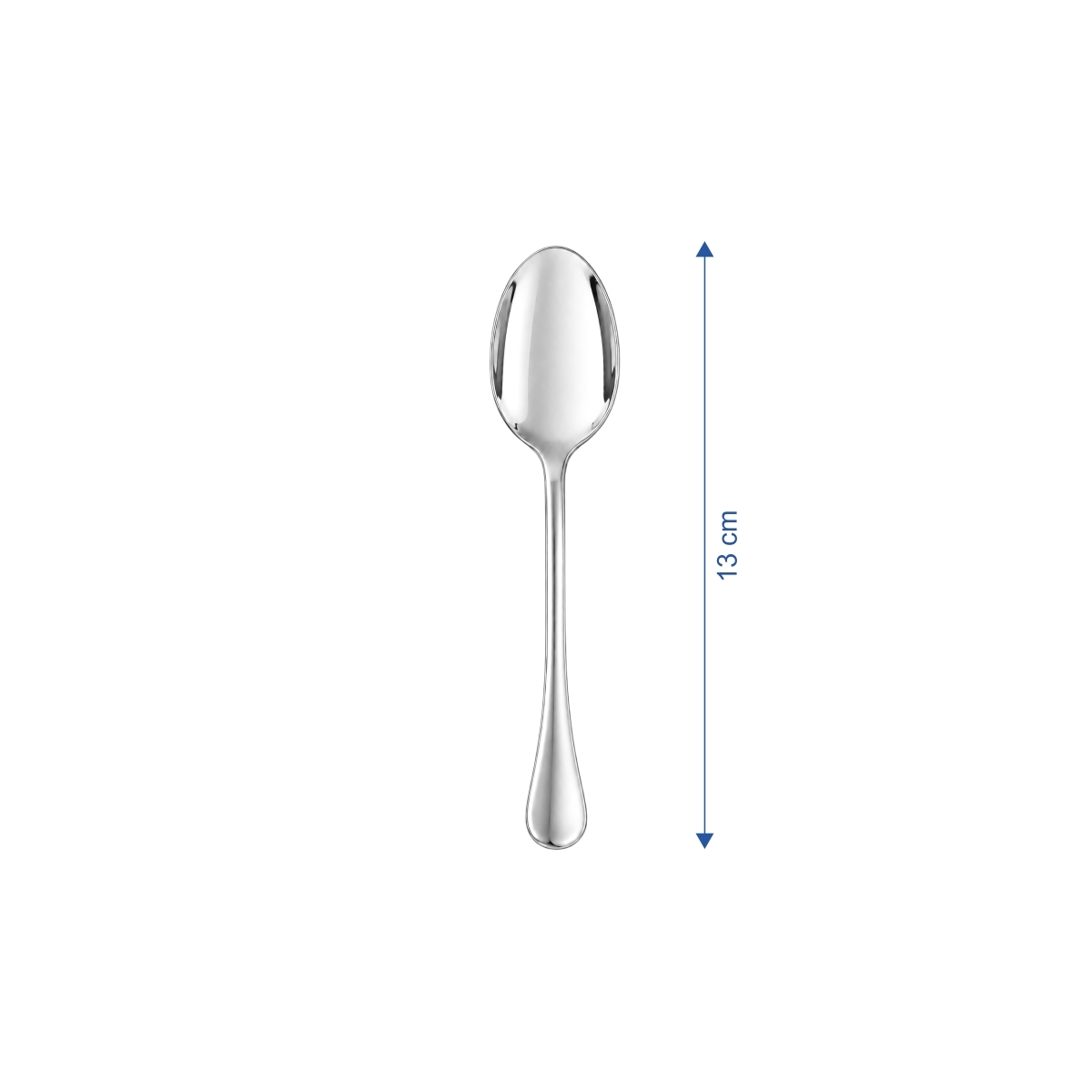 Linguriță de cafea Sara elegantă, 13 cm, din oțel inoxidabil 18/10. Set 12 bucăți.