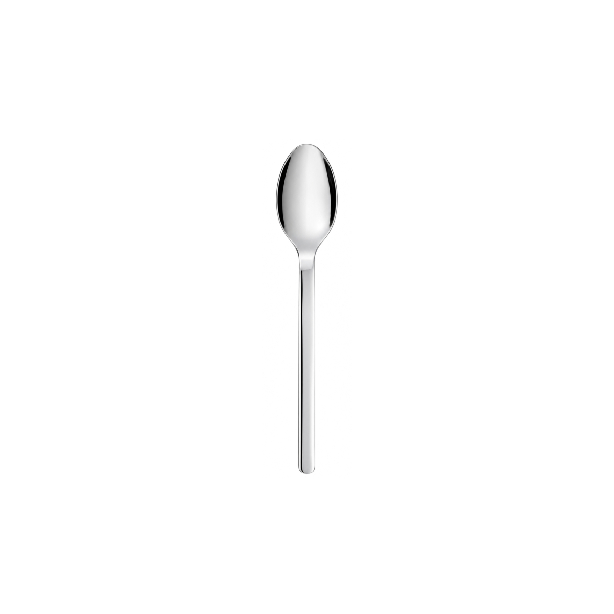 Linguriță moka Chiara elegantă, 11 cm, din oțel inoxidabil 18/10. Set 12 bucăți.