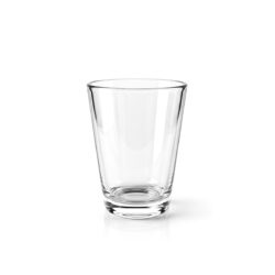 Pahar transparent din sticlă 200 ml pentru apă, suc, limonadă și băuturi răcoritoare.