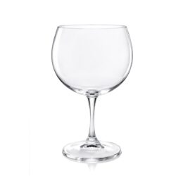Pahar elegant tip balon Leona pentru Gin Tonic, din sticlă transparentă rezistentă.