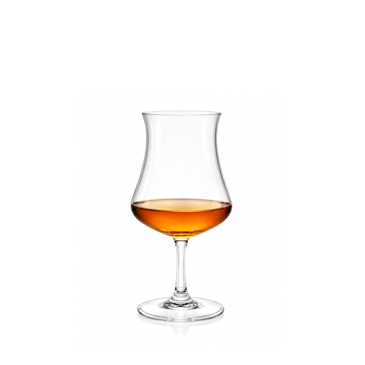 Pahar transparent din sticlă Leona Horeca pentru coniac și brandy, cu picior, 170 ml.