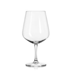 Pahar transparent din sticlă pentru vin roșu, 715 ml, cu picior elegant.
