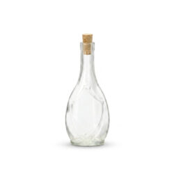 Sticlă cu dop din plută și capacitate de 250 ml.
