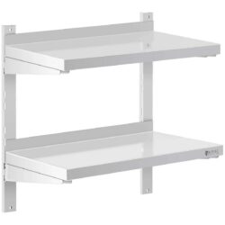 Raft de perete 60 x 30 cm din oțel inoxidabil RCWR-600.3