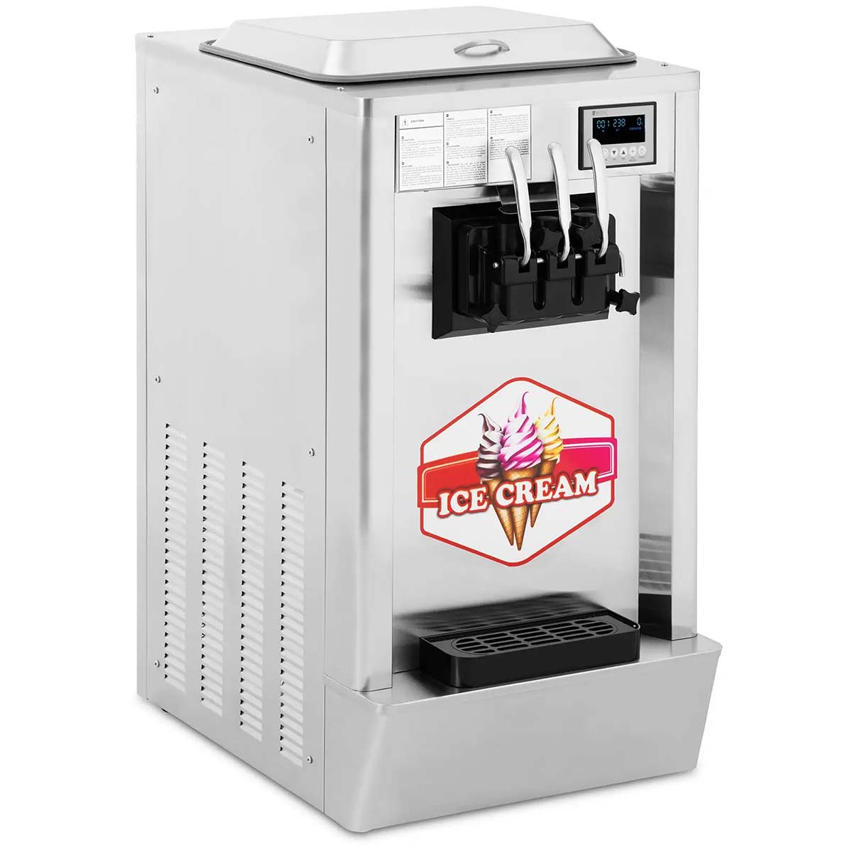 Mașina profesională de înghețată la cornet - 1550 W | RCSI-18 este concepută pentru producerea eficientă a înghețatei la cornet, sorbeturilor sau iaurtului înghețat.