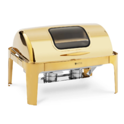 Chafing dish-ul - GN 1/1 - 9l - cu geam | RCCD-RG06G, cu un design atrăgător și elegant, îl veți folosi în orice hotel, restaurant sau bufet.