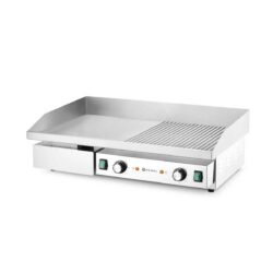 Placă de grătar - 4400 W - Budget Line | Hendi 154991 este un ajutor practic, perfect pentru prepararea preparatelor la grătar.