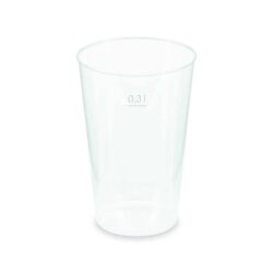 Pahar reutilizabil (PP) Ø79mm 0,3L [25 buc]