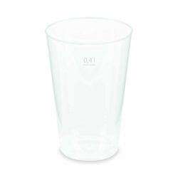 Pahar reutilizabil (PP) Ø86mm 0,4L [50 buc]