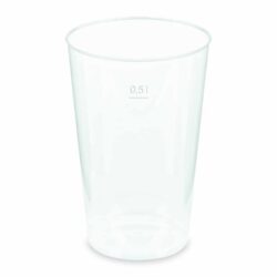 Pahar reutilizabil (PP) Ø91mm 0,5L [30 buc]