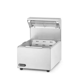 Încălzitor pentru cartofi prăjiți GN 1/2 - 400 W - 357x267 mm | Hendi 209066 este ideal pentru unitățile gastronomice care doresc să servească cartofi prăjiți mereu calzi și gustoși.
