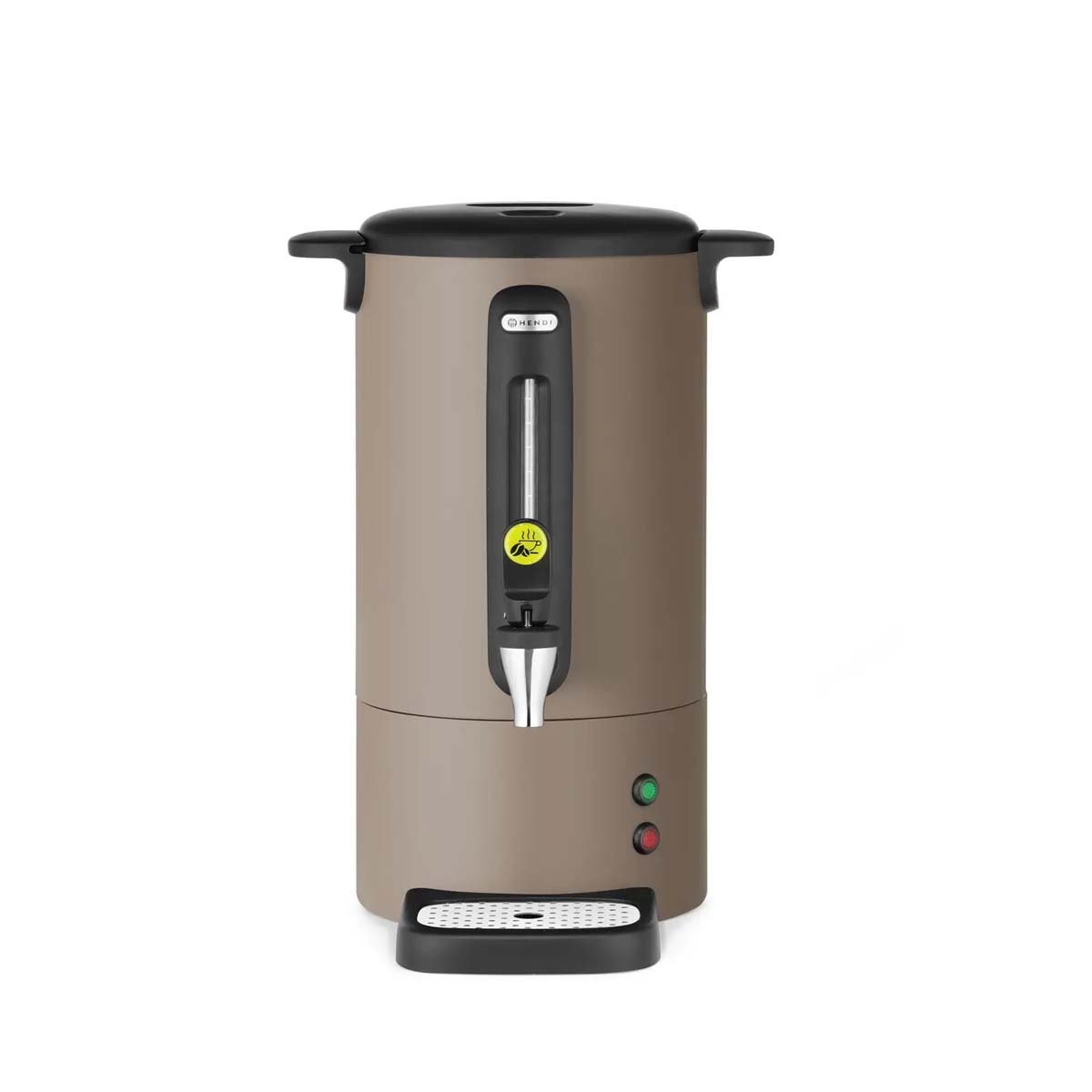 Percolator elegant de cafea - 7 L - 1050 W | Hendi 211564, cu o capacitate de 7 litri, este o soluție practică pentru servirea cafelei în bufete, cantine etc.