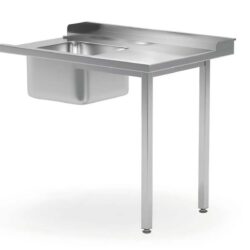 Masă pentru mașina de spălat vase - partea stângă - 1200x700 mm | Hendi 231777, ajutor practic pentru bucătării profesionale.