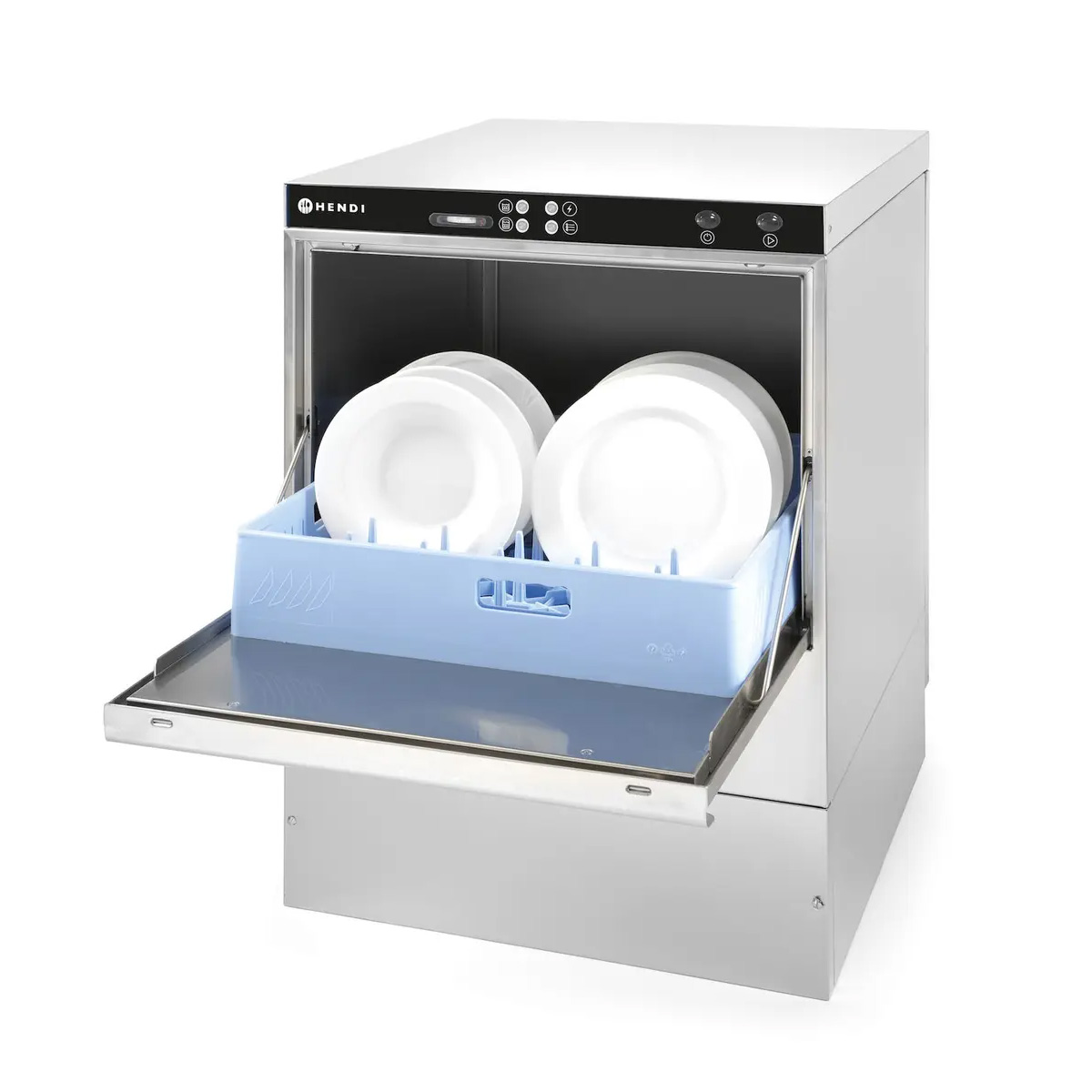 Mașina de spălat vase profesională - 50x50 - 400 V | Hendi 233030 este soluția ideală pentru restaurante, cantine, hoteluri, bufete și alte unități gastronomice.