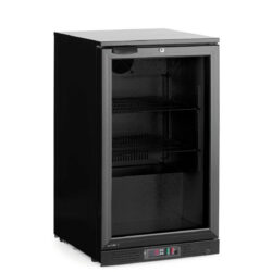 Frigider pentru băuturi - 86 L, 120 W, negru | Arktic 236871 este un echipament compact și fiabil pentru prezentarea profesională a băuturilor.