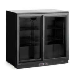 Frigider pentru băuturi - 158 L, 160 W, negru | Arktic 236888 este un echipament profesional pentru prezentarea atractivă a băuturilor.