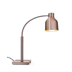 Lampa de încălzire - 250 W - 268x203 mm - cupru | Hendi 273753 este un aparat destinat menținerii preparatelor la temperatura optimă în unități gastronomice.