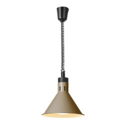 Lampă de încălzire - 250 W - Ø 275x250 mm | Hendi 273777 oferă o încălzire fiabilă și uniformă a preparatelor direct pe farfurie sau în tava gastronorm.