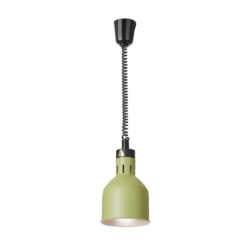 Lampă de încălzire - 250 W - Ø 175x250 mm - verde | Hendi 273791 oferă o încălzire fiabilă și uniformă a preparatelor direct pe farfurie sau în tava gastronorm.