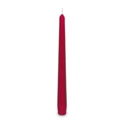 Lumânare conică bordo Ø23 x 245 mm [10 buc]