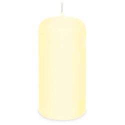 Lumânare cilindrică bej Ø80 x 200 mm [1 buc]