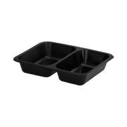 Caserolă meniu termosigilabilă - cu două compartimente - 50 buc - 227x178x40 mm