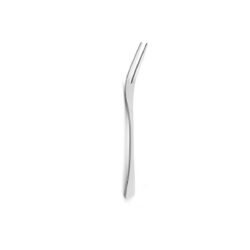 Furculiță pentru melci din oțel inoxidabil, 130 mm, set de 6 bucăți.