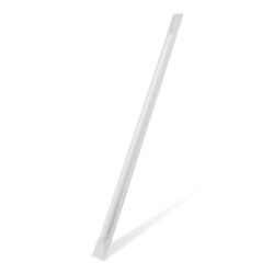 Pai din hârtie alb `JUMBO` Ø8mm x 25cm ambalată individual [100 buc]