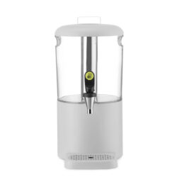Dozator de băuturi UNIQ Hendi, 4 L, galben, cu robinet anti-picurare.