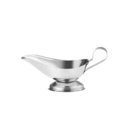 Sosieră din inox, 0,14 L, cu mâner ergonomic.
