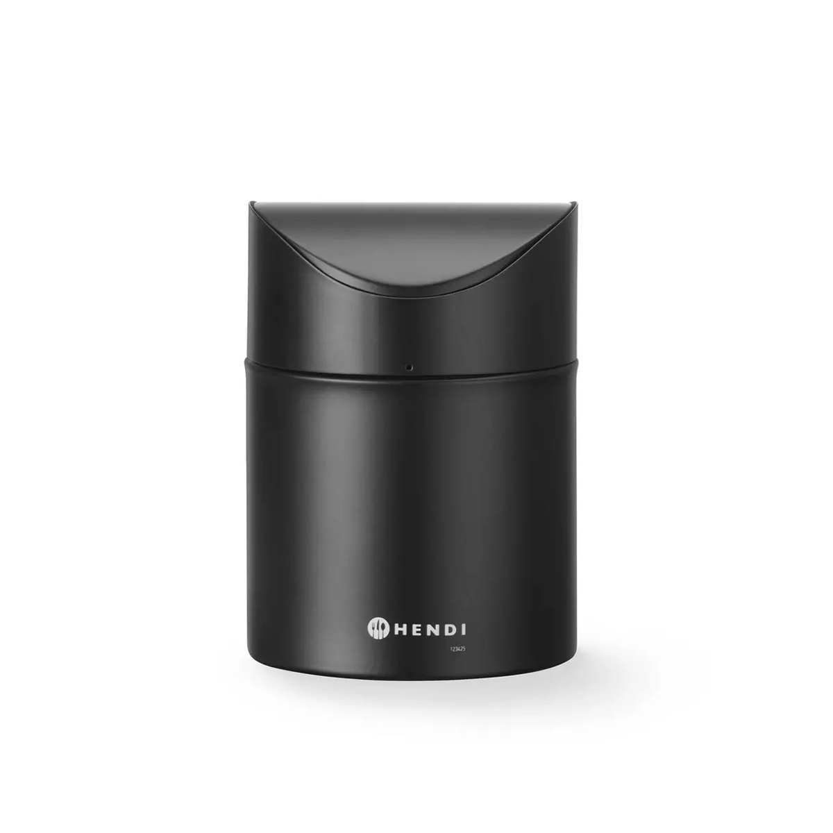 Coș de gunoi de masă, negru mat, 1,2 L, Ø 120 mm.