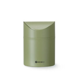 Coș de gunoi de masă, verde mat, 1,2 L, Ø 120 mm.