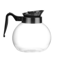 Carafă din sticlă pentru cafea - 1,8 L - 200x185 mm | Hendi 445907 Carafa din sticlă pentru cafea - 1,8 L - 200x185 mm | Hendi 445907 este destinată colectării și servirii cafelei filtru direct de la aparatul de cafea cu picurare.